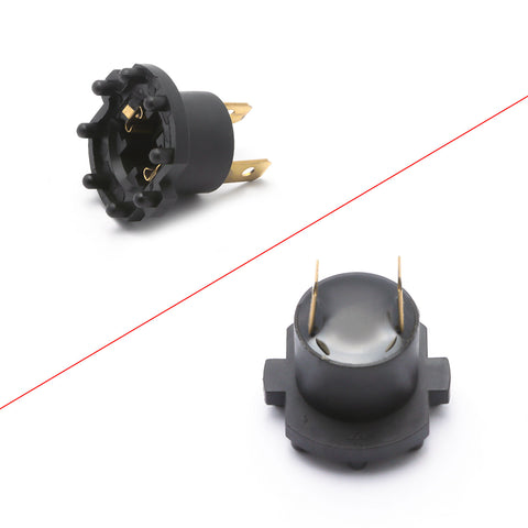 #B28V-51-0A3 H7 Low Beam Headlight Socket Male For Mazda 3 5 Protege 2001-2010