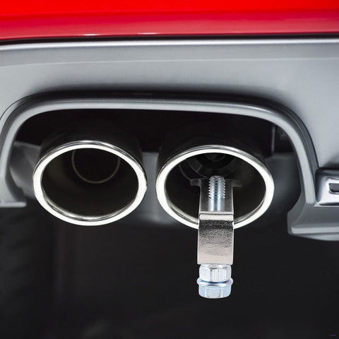 Aluminum Turbo Sound Whistle Exhaust Pipe Tailpipe BOV Blow-off Valve Simulator Muffler (XL, Black)