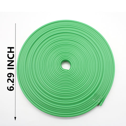 394" Yellow\ Green\ Gray\ Orange\ Blue Strip Car Wheel Hub Rim Protector Tire Ring Guard Rubber Sticker