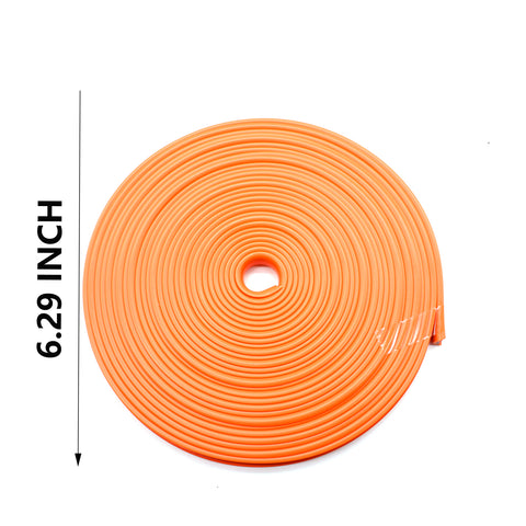394" Yellow\ Green\ Gray\ Orange\ Blue Strip Car Wheel Hub Rim Protector Tire Ring Guard Rubber Sticker