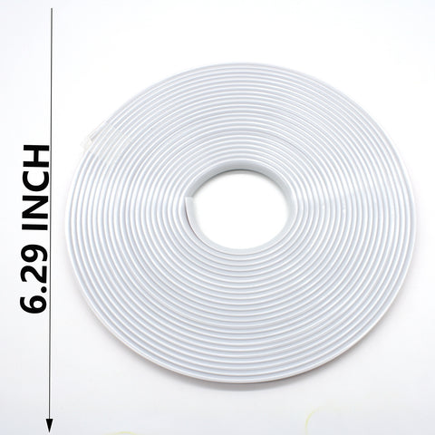 Red\ White 8M Car Rubber Stripe Wheel Hub Rim Edge Protection Tire Guard Sticker