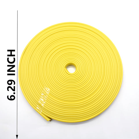 394" Yellow\ Green\ Gray\ Orange\ Blue Strip Car Wheel Hub Rim Protector Tire Ring Guard Rubber Sticker