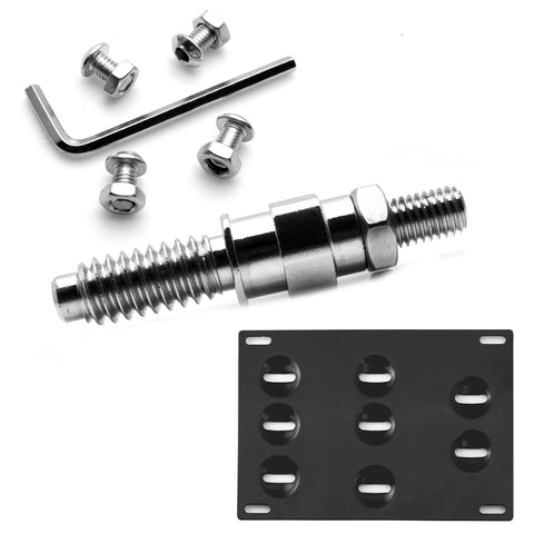 1 Set Front Tow Hook License Plate Bumper Mounting Bracket Fit BMW F30 F32 F33 F36 F10 F11 E84 F25 i3 3 4 5 Series X1 X3 Mini Cooper R60 R61 E55 E56