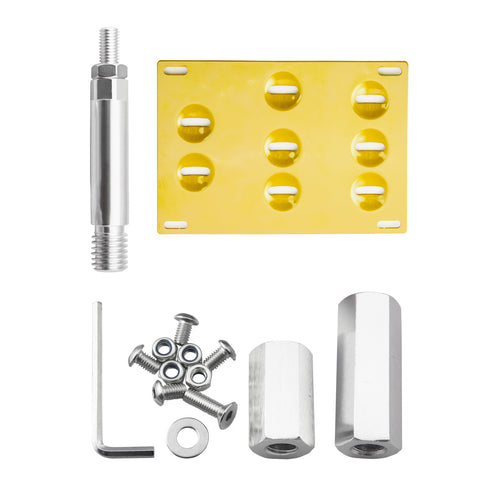 1 Set Front Tow Hook License Plate Bumper Mounting Bracket Fit Mercedes-Benz C E S M GLA GLK CLA ML SL AMG Class