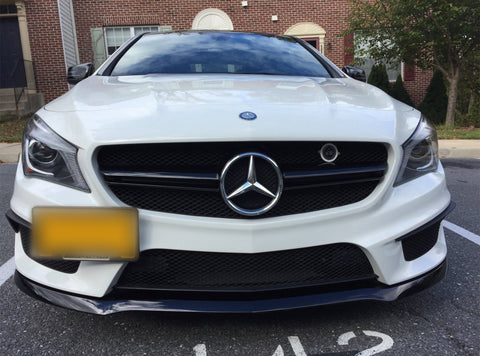 1 Set Front Tow Hook License Plate Bumper Mounting Bracket Fit Mercedes-Benz C E S M GLA GLK CLA ML SL AMG Class