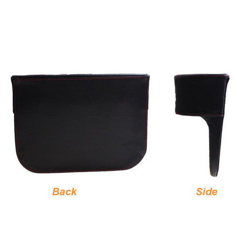 Car Seat Seam Wedge Storage Organizer Cup Holder Bottle Drink Phone Mount Stand Black Plastic, Universal Fit