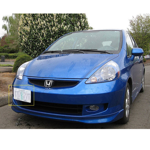 1 Set Front Tow Hook License Plate Bumper Mounting Bracket Relocator Holder Fit 2006-2008 Honda Fit Acura TL