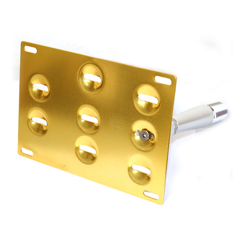 Tow Hook License Plate Bumper Mount Bracket Fit Volkswagen Jetta 2006-2009