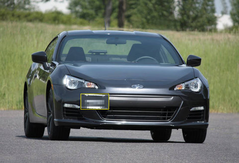 License Plate Mounting Bracket Front Bumper Tow Hook for FRS BRZ WRX STi 86 Toyota Scion Subaru