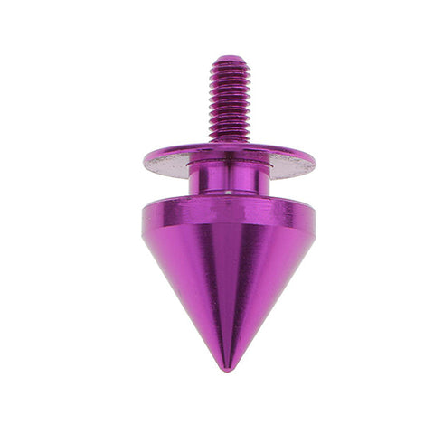 JDM Spike Alloy Thorn Quick Release Fastener Kit Bumper Trunk Fender Lids Purple