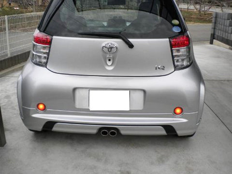 2x Round LED Red Lens Bumper Taillight Reflector Brake Lights For Scion Toyota Corolla