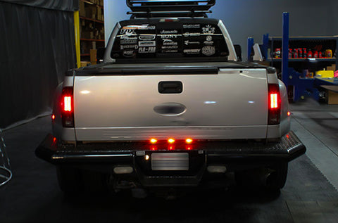 Smoked Lens 9-LED Truck Rear Tailgate or Trailer LED Light Bar Compatible With Ford F-150 F-250 F-350 F-450 Dodge RAM 1500 2500 3500 Chevy Silverado, GMC Sierra, etc