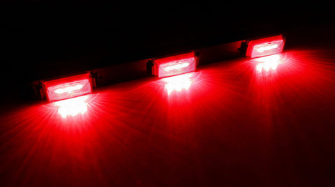 Smoked Lens 9-LED Truck Rear Tailgate or Trailer LED Light Bar Compatible With Ford F-150 F-250 F-350 F-450 Dodge RAM 1500 2500 3500 Chevy Silverado, GMC Sierra, etc