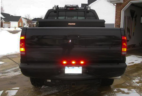 Smoked Lens 9-LED Truck Rear Tailgate or Trailer LED Light Bar Compatible With Ford F-150 F-250 F-350 F-450 Dodge RAM 1500 2500 3500 Chevy Silverado, GMC Sierra, etc