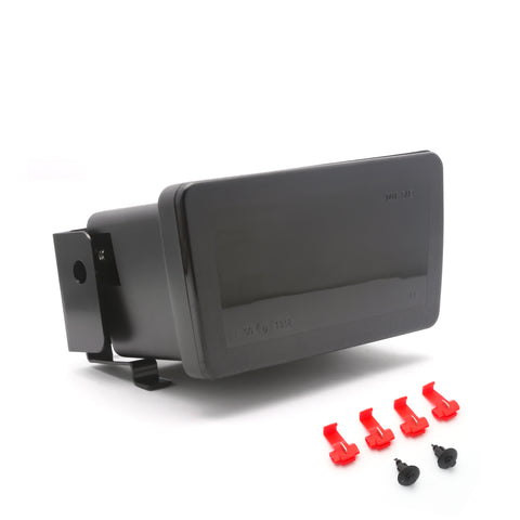 Xotic Tech Smoked Lens 3-in-1 Full LED Rear Fog Light Kit Compatible with Subaru Impreza WRX/STI or Crosstrek, Function as Tail/Brake Lamp, Backup Reverse Light (Includes Wire Harness & Mounting Bracket