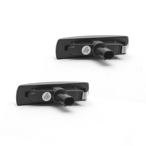 Smoked Dynamic LED Front Fender Side Marker Light Turn Signal Lamp Assembly Replacement For Range Rover Sport LR3 LR4 Discovery 3/Discovery 4 LR2 Freelander 2, Replace OEM Sidemarker Lamps