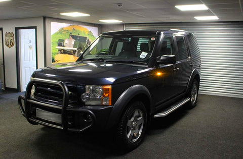 Smoked Dynamic LED Front Fender Side Marker Light Turn Signal Lamp Assembly Replacement For Range Rover Sport LR3 LR4 Discovery 3/Discovery 4 LR2 Freelander 2, Replace OEM Sidemarker Lamps