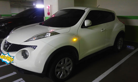 LED Dynamic Side Marker Turn Signal Light Lamp For Nissan Leaf Juke Qashqai Micra Cube Note Dualis March X-Trail