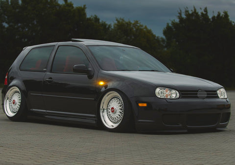 2PCS LED Side Indicator Marker Light Kit Turn Signal Sequential Lamp Bulbs Compatible for Volkswagen for VW MK4 GTI R32 Golf Jetta Bora B5 B5.5 Passat New Beetle