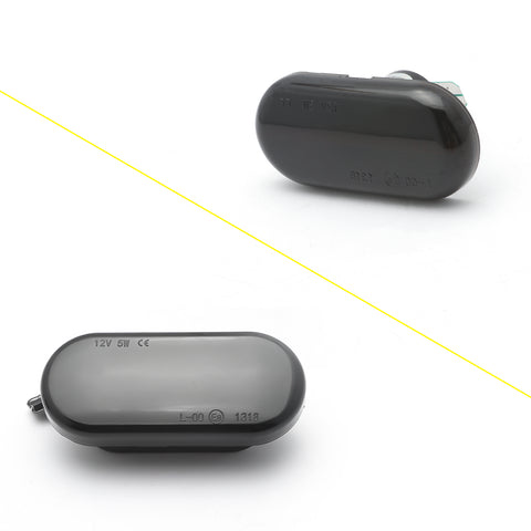 2PCS LED Side Indicator Marker Light Kit Turn Signal Sequential Lamp Bulbs Compatible for Volkswagen for VW MK4 GTI R32 Golf Jetta Bora B5 B5.5 Passat New Beetle