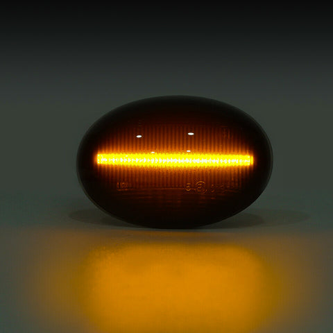 Amber LED Side Marker Light Turn Signal Dynamic Lamp Bulbs Compatible for MINI Cooper Gen2 R55 R56 R57 R58 R59, Replace OEM Side Marker Lights