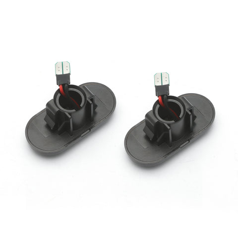 Smoked lens LED Sequential Side Marker Light Flowing Turn Signal Indicators Lamp Bulbs Compatible with Mercedes Benz Smart Fortwo W453 / C453 2014-2019