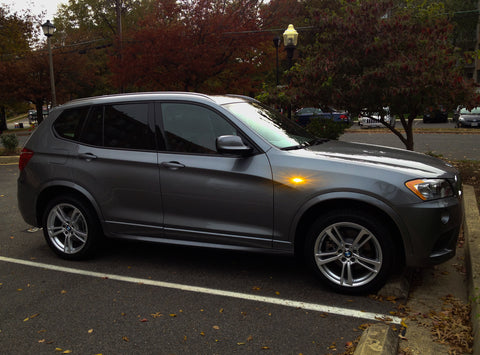 Smoke Lens Dynamic Amber LED Indicators Blinker Side Marker Turn Signal Light Running Sequential For BMW E90 E91 E92 E93 E60 E61 E46 E83 E81