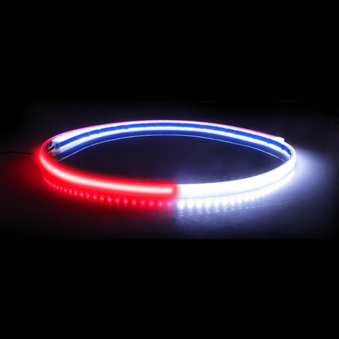 Interior Car Door LED Opening Welcome Strip Lights 2pcs Used for Lighting Decoration Warning Anti Rear-end Collision