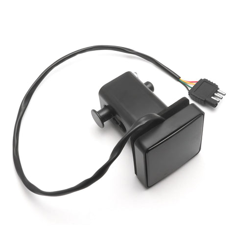 Trailer Hitch LED Brake Tail Lights 15 LEDs Red Smoked Lens Cover Light Fit 2" Receiver Truck SUV