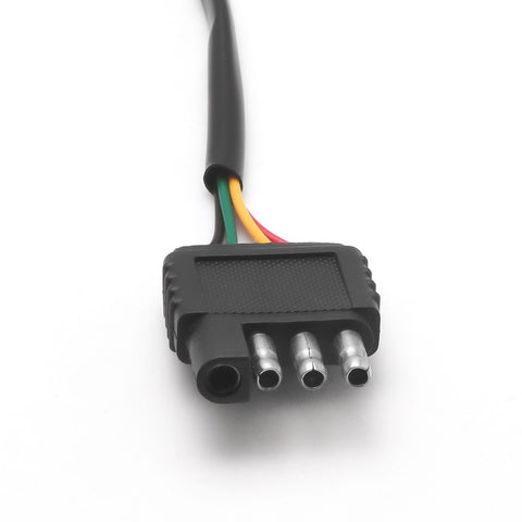 Trailer Hitch LED Brake Tail Lights 15 LEDs Red Smoked Lens Cover Light Fit 2" Receiver Truck SUV