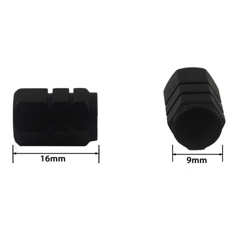 4pc Gun Metal / Chrome Silver / Black / Gold / Purple / Blue / Red Car Bike Wheel Tire Valve Stem Caps Dust Cover Alloy Universal Fit