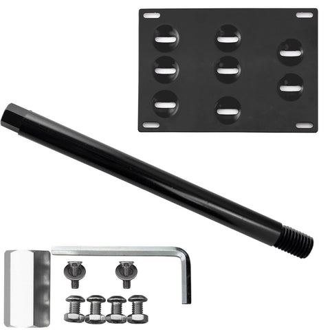 Front Bumper License Plate Tow Hook Bracket Kit for Chevy Camaro 2016-up Black/ Gold/ Red