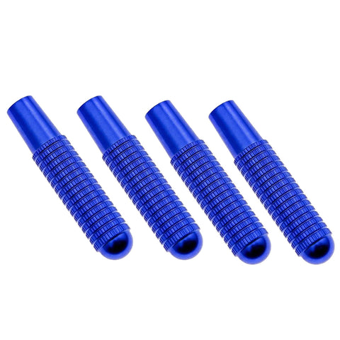 Blue/ Red Metal Screw On Door Lock Knob Pin Cap for Mercedes Benz CLA GLA 2014-2018