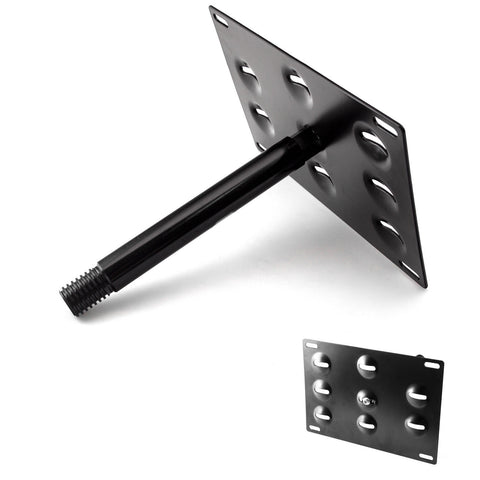 Front Bumper License Plate Tow Hook Bracket Kit for Chevy Camaro 2016-up Black/ Gold/ Red