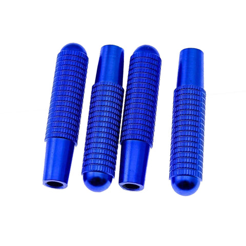 Blue/ Red Metal Screw On Door Lock Knob Pin Cap for Mercedes Benz CLA GLA 2014-2018