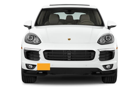 Black/ Gold/ Red Aluminum Bumper Tow License Plate Mount Bracket for Porsche Cayenne 2011-2017