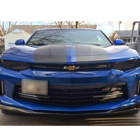 Front Bumper License Plate Tow Hook Bracket Kit for Chevy Camaro 2016-up Black/ Gold/ Red