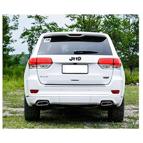 3D Letter Emblem Punisher Skull Sticker Car Body Rear Badge Decal for Jeep Wrangler Compass Black/ Silver