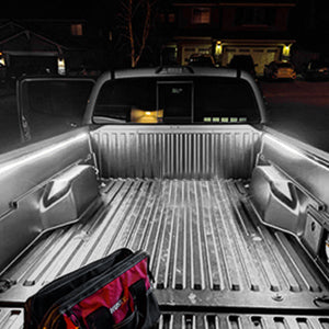 White LED Cargo Bed Work Light Bar Strip 60” For F150 F250 F350 SuperDuty Ranger
