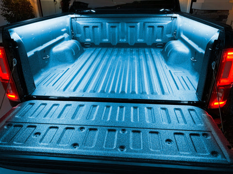 2pcs RGB Multi Color Truck Cargo Bed Running Board Step LED Strip Light Kit w/RF remote control Universal Fit Truck Pickup, ( Length 60'')