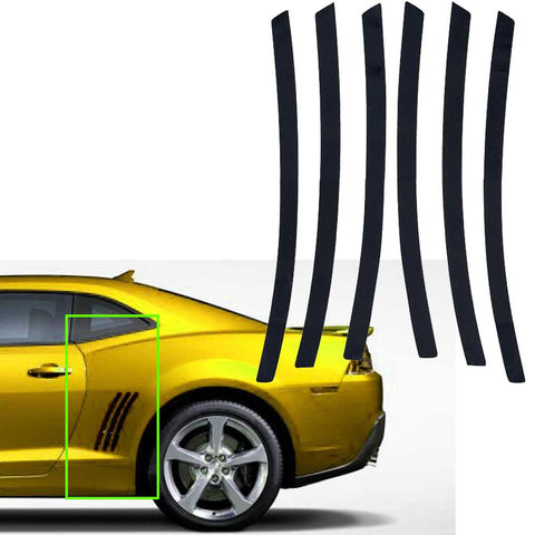 For Chevy Camaro L&R Side Vent Insert Black/ Brushed Silver/ Red/ White/ Matte Black Stripe Decal Inlay Sticker 2010 - 2015