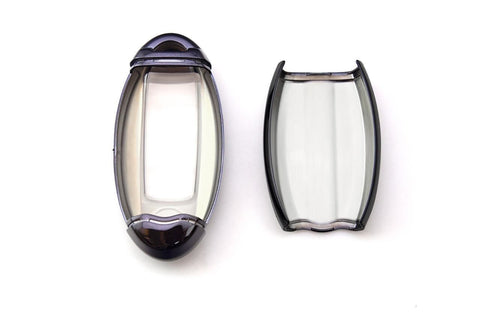 Black Soft TPU + Hard ABS Remote Smart Key Fob Shell Cover For Nissan 3 4 5 Buttons