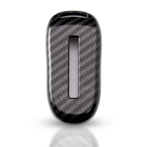 Carbon Fiber Pattern/ Glossy Black/ Glossy Red/ Glossy White Key FOB Cover Hard Shell Case for Tesla Model X Keyless Remote