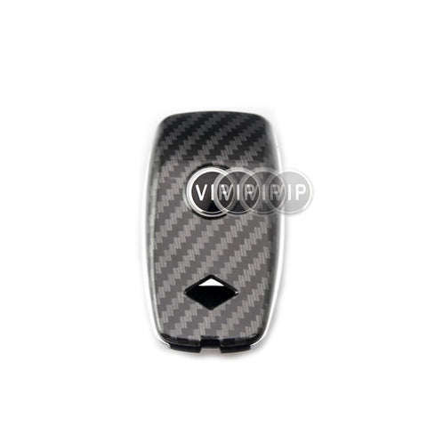 Carbon Fiber Pattern/ Glossy Black/ Glossy Red/ Glossy White Key FOB Hard Cover Shell Case for Mercedes 2017+ E300 E400 S63 AMG GLK GLA