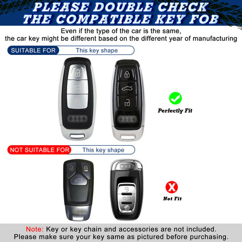 Red Soft TPU Full Protect Remote Key Fob Cover For Audi A6 C6 C5 A3 A4 B6 B7 B9