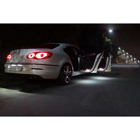 2008 - 2013 Audi B8 model A4 S4 10x-Light LED SMD Full Interior Lights Package Kit White \ Blue