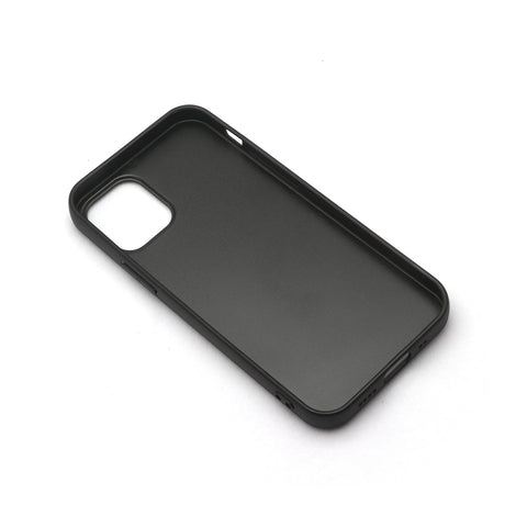 Ultra Slim and Light Sports Style Mustang Logo Alcantara Leather Matte Black Compatible with Apple iPhone 12 Mini Case Cover Protection