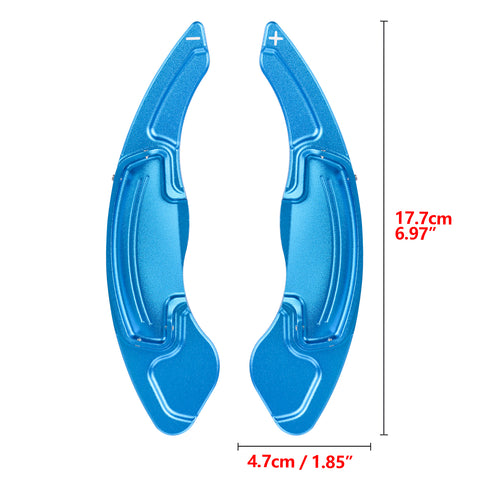Blue Aluminum Steering Wheel Paddle Shifter Extension For Honda Accord Civic CRV