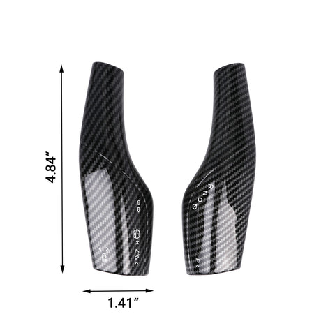Steering Wheel Paddle Shifter Cover Trim Compatible With Tesla Model 3 2017-2023 & Model Y 2020-up (Carbon Fiber Pattern)
