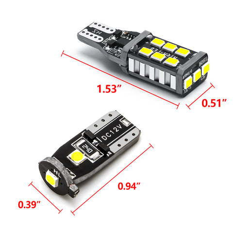 For GMC Yukon, Yukon XL 2015 - 2019 LED License Plate, Strobe Reverse Light Kit